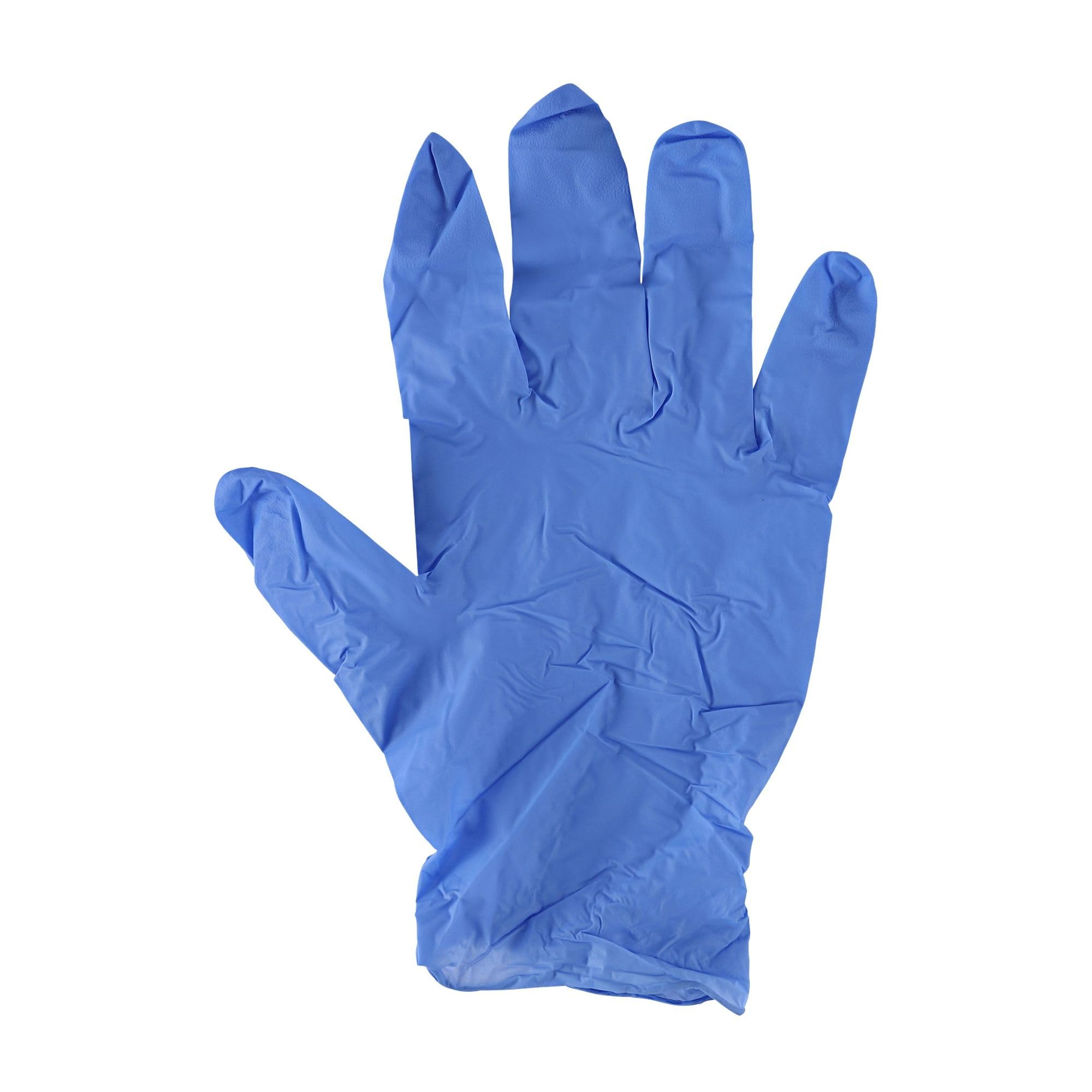 Boardwalk Disposable General-Purpose Powder-Free Nitrile Gloves, X-Large, Blue, 4mil, Box Of 100 Gloves