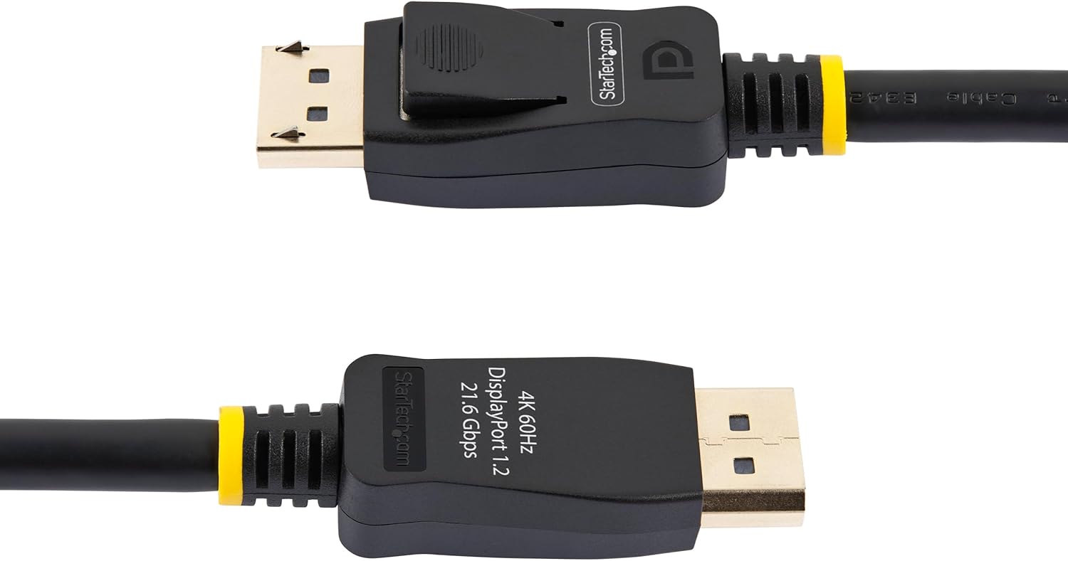 StarTech.com 10ft (3m) VESA Certified DisplayPort Cable - 10 Pack - DP 1.2 Cable/Cord, 4K 60Hz, Latching DP Connectors