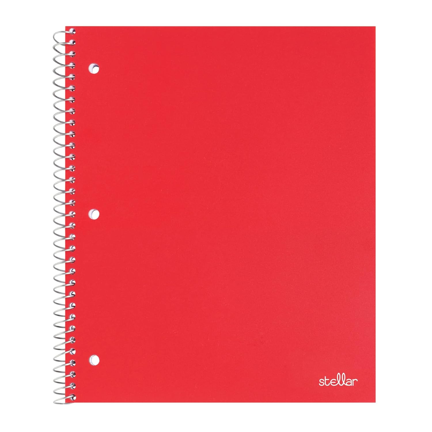 Office Depot® Brand Stellar Poly Notebook, 8-1/2" x 11",1 Subject, College Ruled, 80 Sheets, Assorted Colors, Pack Of 8