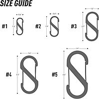 NITE IZE S-Biner Dual Carabiner, Stainless-Steel