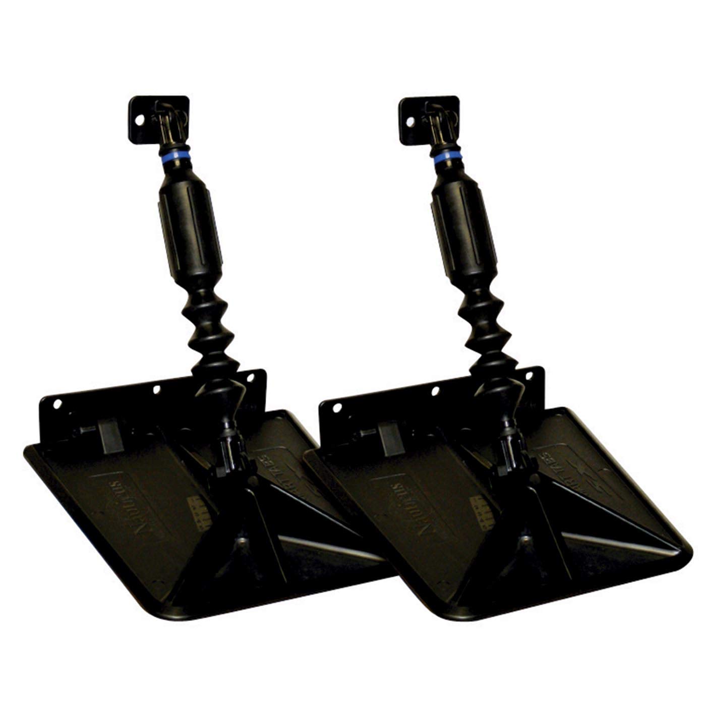 Lectrotab Smart Tab SX Composite Trim Tabs 9.5” x 10” f/12-16’ Boat w/40 - 80HP - Black