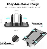 MP Mobile Pixels Upright Laptop Cradle Stand 3-in-1 Design, Adjustable Desktop Aluminum Stand for Smartphones, Tablets
