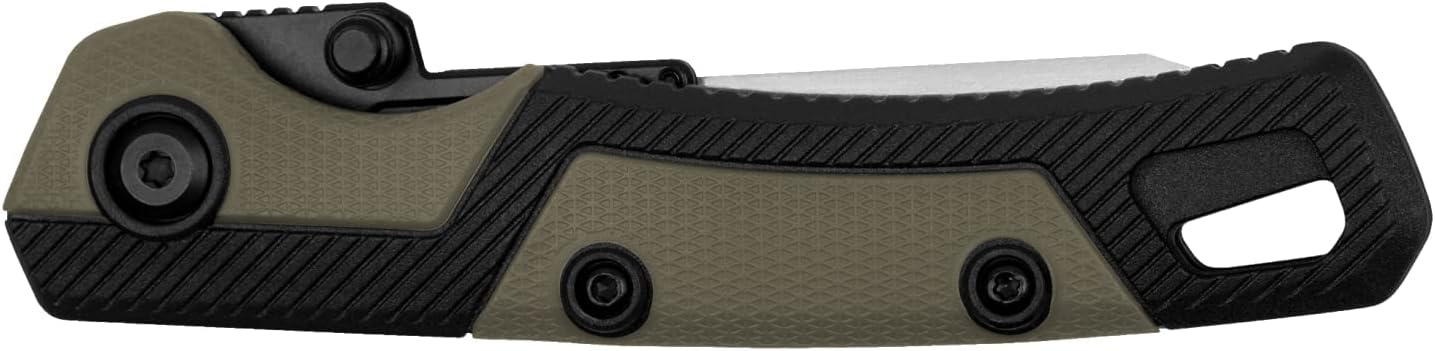 Kershaw Lonerock RBK2, New Skinning and Caping Folding Knife, 2.8 inch Replaceable Surgical Blades