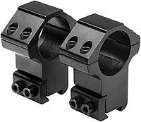 NCSTAR 1" Scope Rings for 3/8" Dovetail Mount
