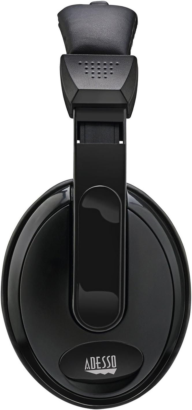Adesso Xtream H5 - 3.5mm Stereo Headset with Microphone - Noise Cancelling - Wired- Lightweight - Works with Computer