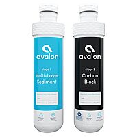Avalon Genuine 2 Stage Replacement Filters For All Avalon Branded Bottleless Water Coolers NSF Certified, 2 Count (Pack of 1)
