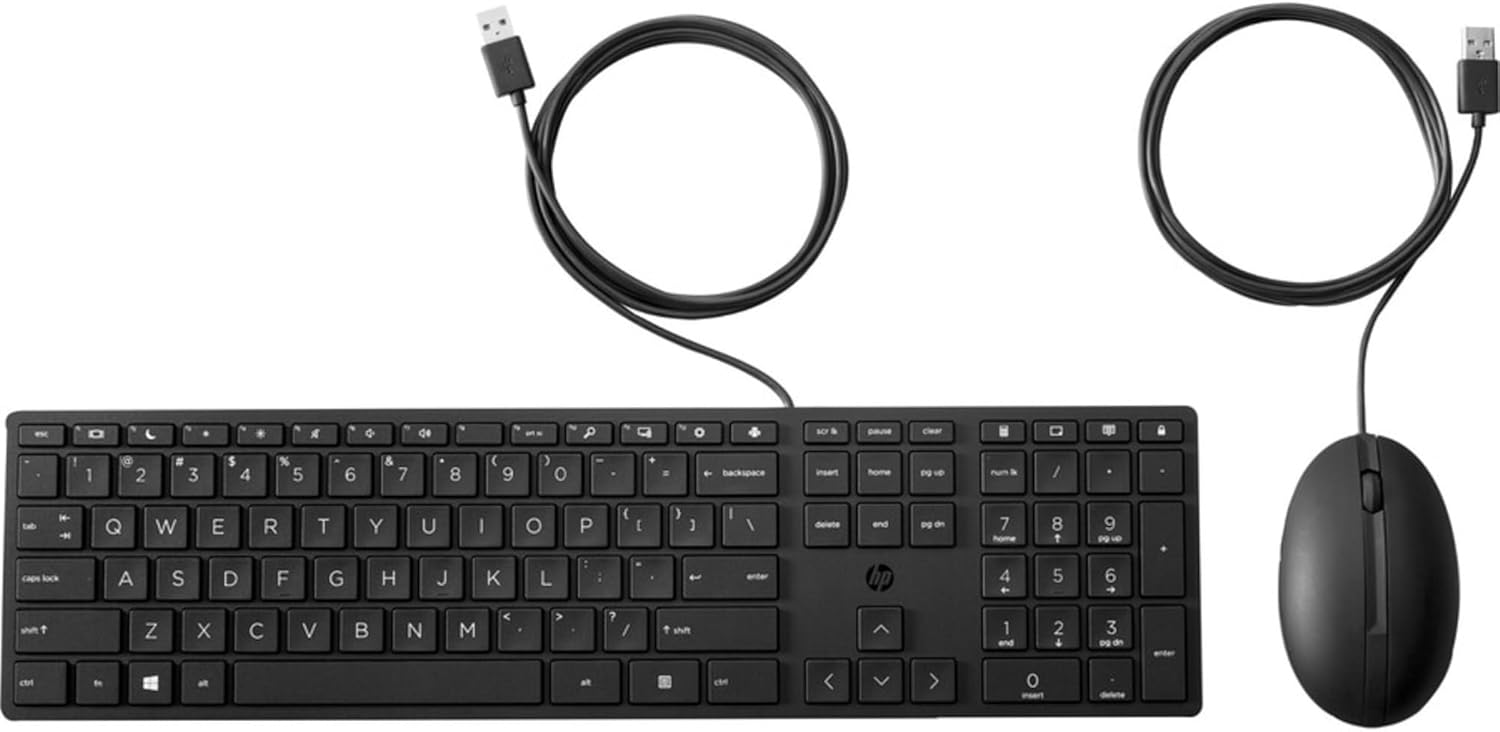 HP Wired Desktop 320MK Mouse and Keyboard