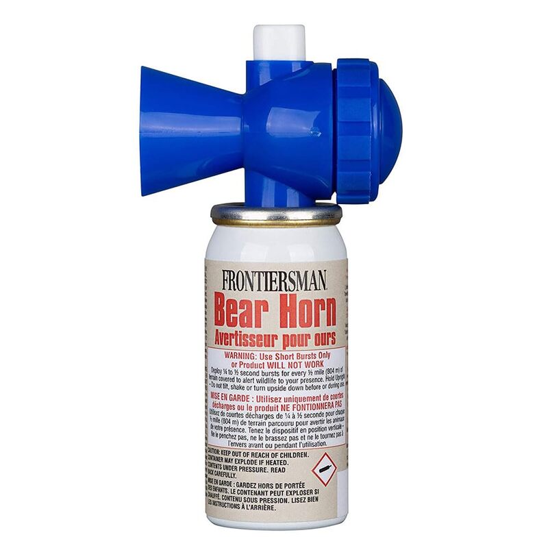 Frontiersman Bear Horn Sabre with Locking on/Off Feature 115dB Horn Compact 60- ¼ Second Bursts