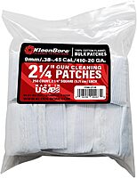 KleenBore 2-1/4” .38-.45 Cal. & .410-20 Gauge Cleaning Patches (250PK), White