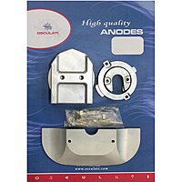 Tecnoseal Anode Kit w/Hardware - Mercury Alpha 1 Gen 2 - Zinc