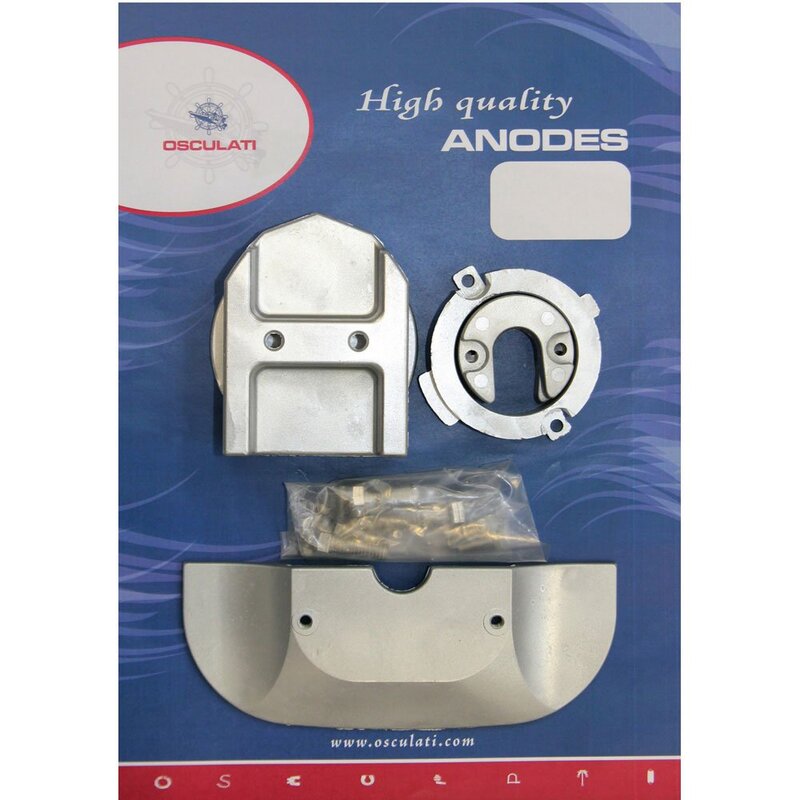 Tecnoseal Anode Kit w/Hardware - Mercury Alpha 1 Gen 2 - Zinc