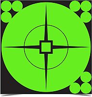 Birchwood Casey Target Spots Self-Adhesive High-Contrast Atomic Green Paper Shooting Targets