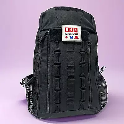 Botiquín Mochila para Espalda First Aid Azul Rey Botiquín Mochila para Espalda First Aid Azul Rey