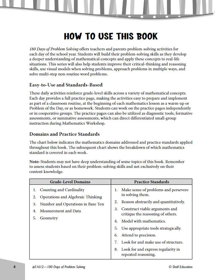 180 Days of Problem Solving for Kindergarten – Build Math Fluency with this Kindergarten Math Workbook (180 Days of Practice)