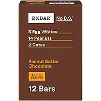 RXBAR Protein Bars, Protein Snack, Snack Bars, Peanut Butter Chocolate, 22oz Box (12 Bars) 12 Count (Pack of 1)