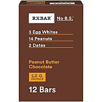 RXBAR Protein Bars, Protein Snack, Snack Bars, Peanut Butter Chocolate, 22oz Box (12 Bars) 12 Count (Pack of 1)