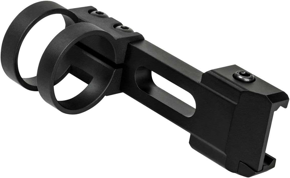 NC Star VMFLPR Ncstar, Picatinny 1" Extended Flashlight Mount, Standard, Black