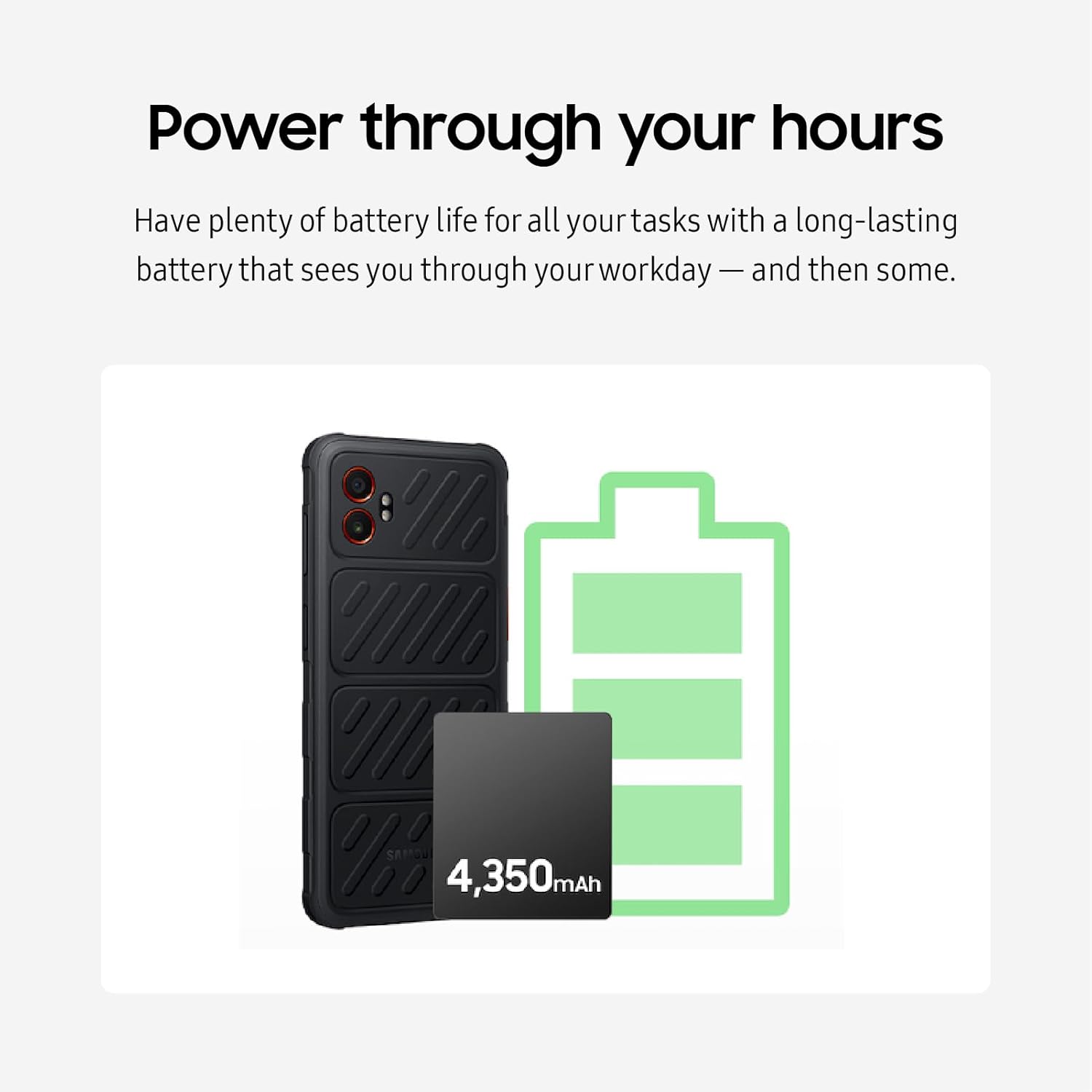 Samsung Galaxy XCover7 Pro 5G and Wi-Fi 6E | Rugged (IP68 Rated) Unlocked (Verizon, AT&T, T-Mobile