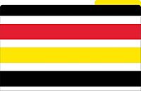 Barker Creek File Folders - Set of 9 Wide Stripes Legal Size Folders, 12pt Stock, Multi-Design Set, 1/3 Cut Tabs, Reversible