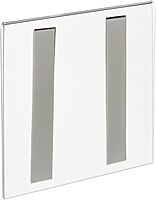 AZAR DISPLAYS Clear Acrylic U-Frame Sign Holders with Magnetic Strips