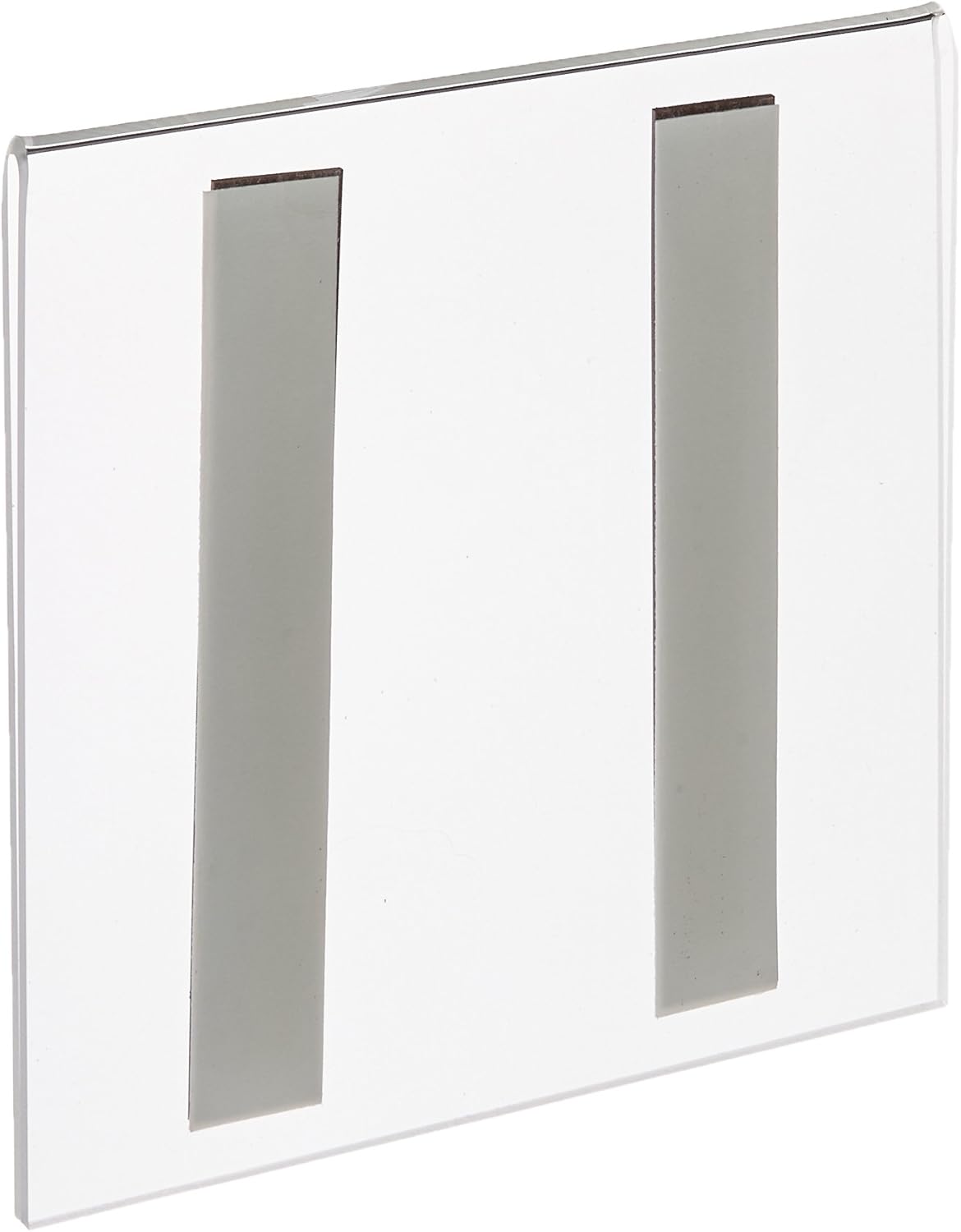 AZAR DISPLAYS Clear Acrylic U-Frame Sign Holders with Magnetic Strips