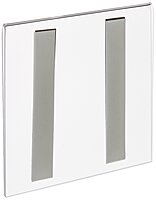 AZAR DISPLAYS Clear Acrylic U-Frame Sign Holders with Magnetic Strips