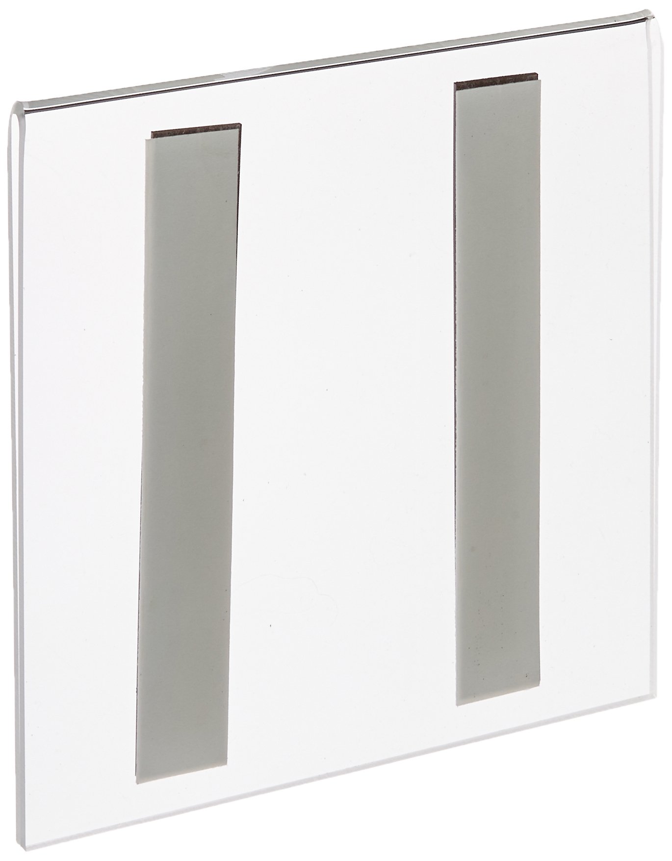 AZAR DISPLAYS Clear Acrylic U-Frame Sign Holders with Magnetic Strips