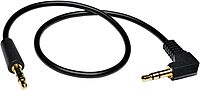 TRIPP LITE 3.5mm Mini Stereo Audio Cable with One Right Angle Plug