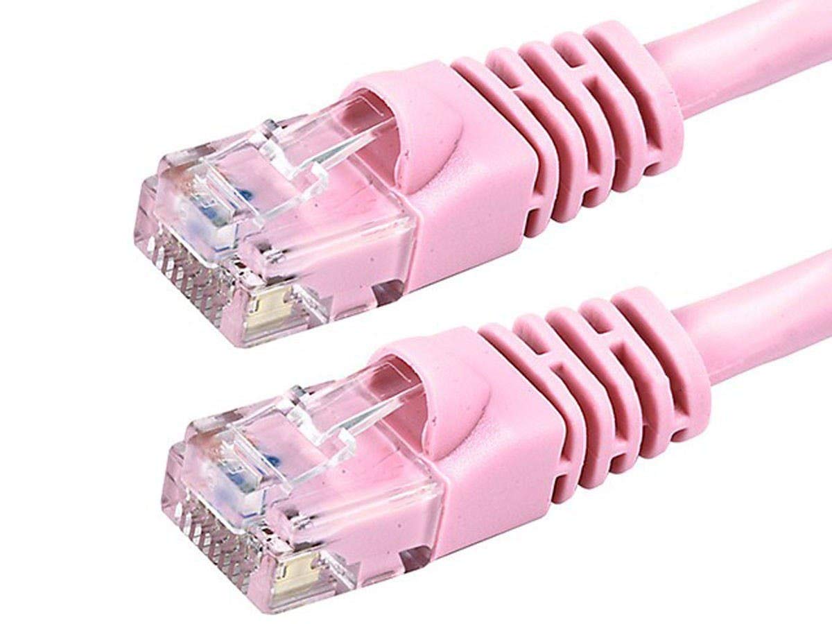 Monoprice Cat6 24AWG UTP Ethernet Patch Cable - 7ft, Pure Bare Copper, RJ45