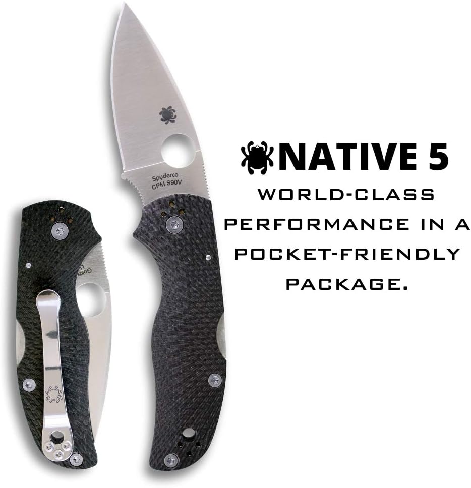 Spyderco Native 5 Folding Knife with 2.95" Blade