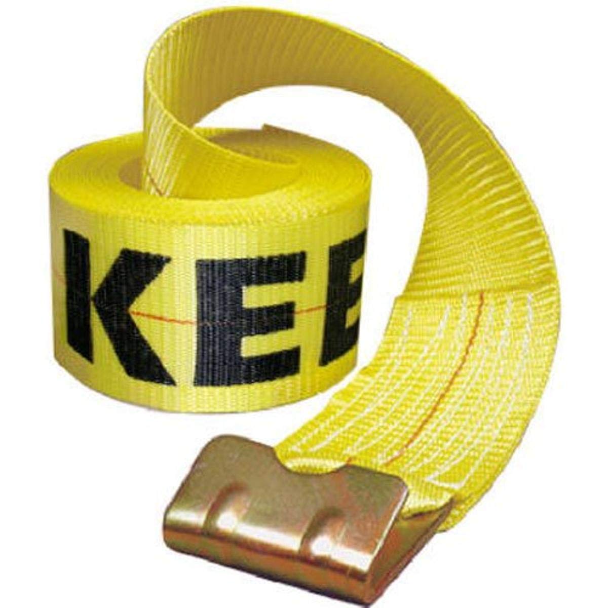 Keeper – 4” x 30’ Winch Strap with Flat Hook - 5,000 lbs. Working Load Limit and 15,000 lbs. Break Strength