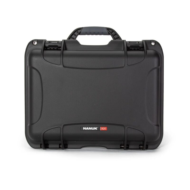 Nanuk 920 Waterproof Hard Case with Foam – Impact-Resistant with Integrated Slide Locks for Camera, Drone and Electronics (Black) Black Cubed Foam