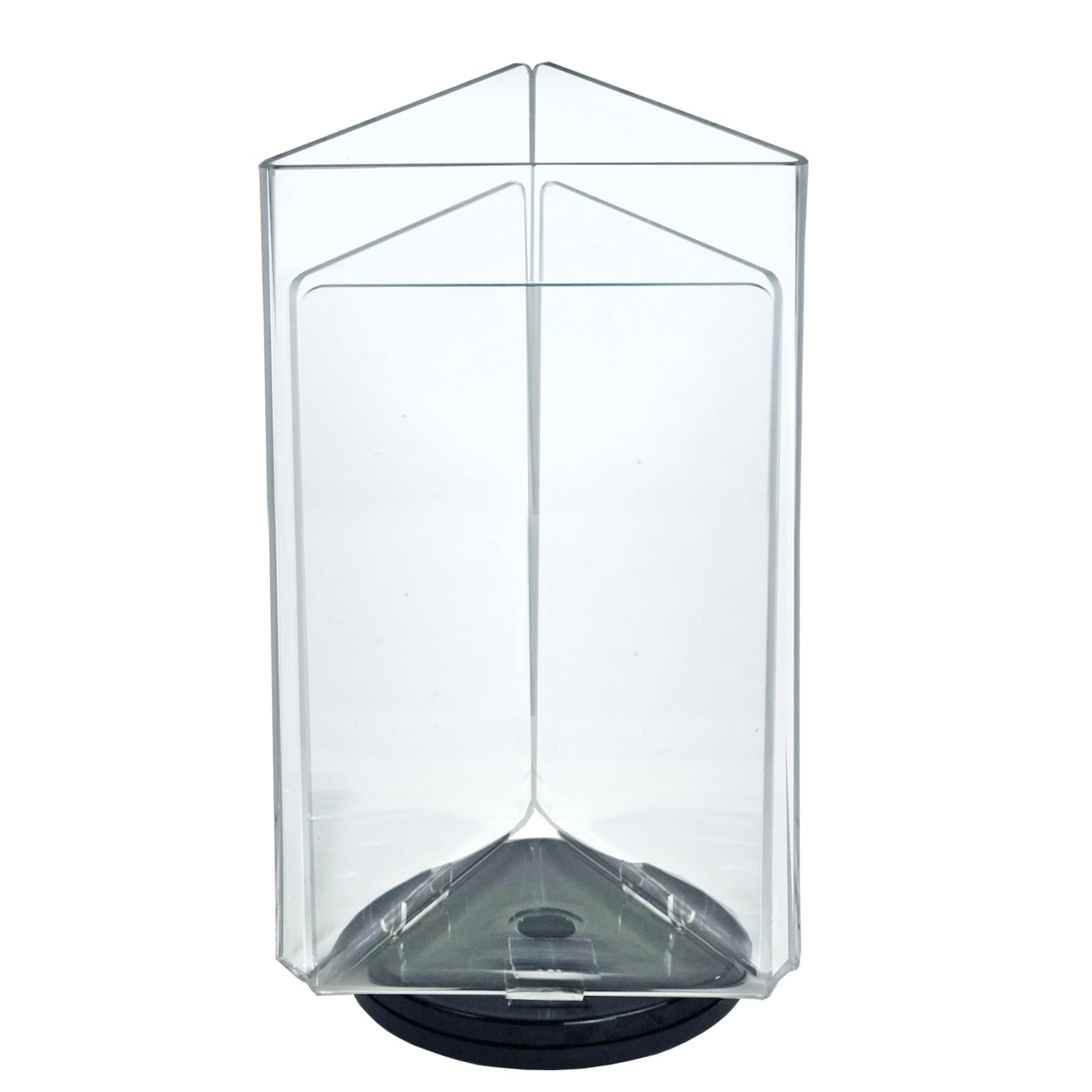 Azar Displays 3-Sided Acrylic Revolving Sign Holder