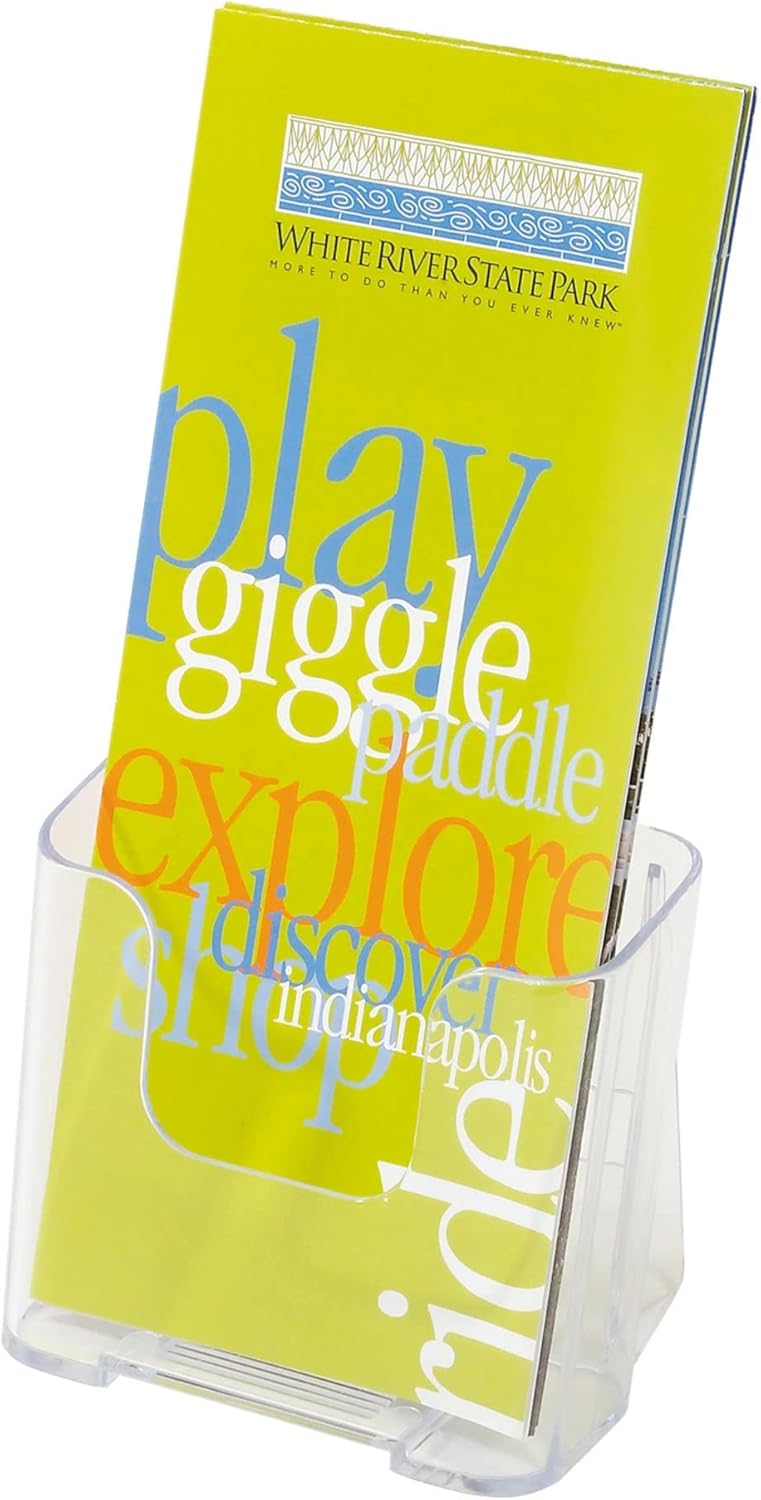 Office Depot Brand High-Back Literature Holder, 7-3/4inH x 4-1/4inW x 7-3/4inD