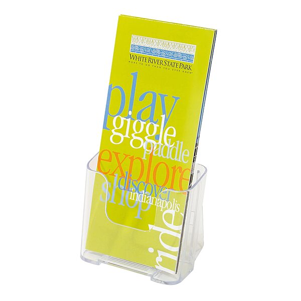 Office Depot Brand High-Back Literature Holder, 7-3/4inH x 4-1/4inW x 7-3/4inD