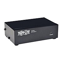 Tripp Lite 2-Port VGA Splitter with Signal Booster High Resolution Video, 350MHz