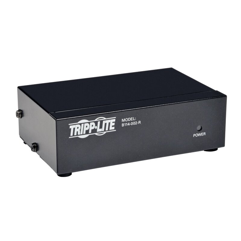 Tripp Lite 2-Port VGA Splitter with Signal Booster High Resolution Video, 350MHz
