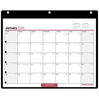 Office Depot Brand Monthly Desk Wall Calendar, 11" x 8", White, January 2026 to December 2026, OD20120026