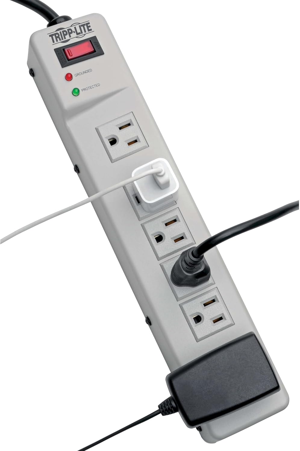 TRIPP LITE TLM626 6-Outlet Right-Angle Surge Protector Power Strip