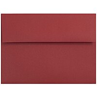 JAM PAPER Premium Dark Red Invitation Envelopes