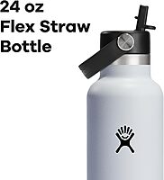 Hydro Flask Insulated Stainless Steel Water Bottle with Flex Straw Cap