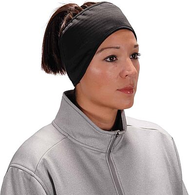 Ergodyne N-Ferno 6887 2-Layer Winter Headband, One Size, Black