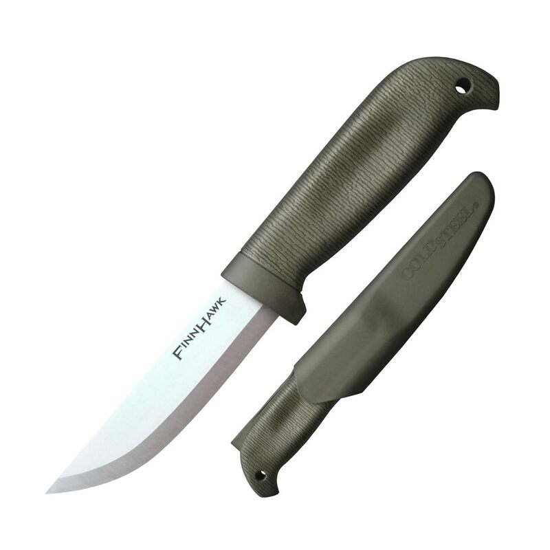 Cold Steel Finn Hawk 4" Durable Compact German 4116 Steel Fixed Blade Outdoor Bushcraft Game Hunting Utility Knife