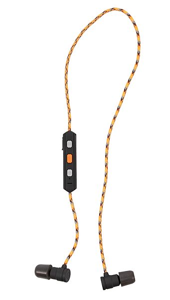 Walker's Flexible Bluetooth Neckband Headset 30 NRR Passive Hearing Protection Earbuds with 12" USB Charging Cable & EVA Carrying Case