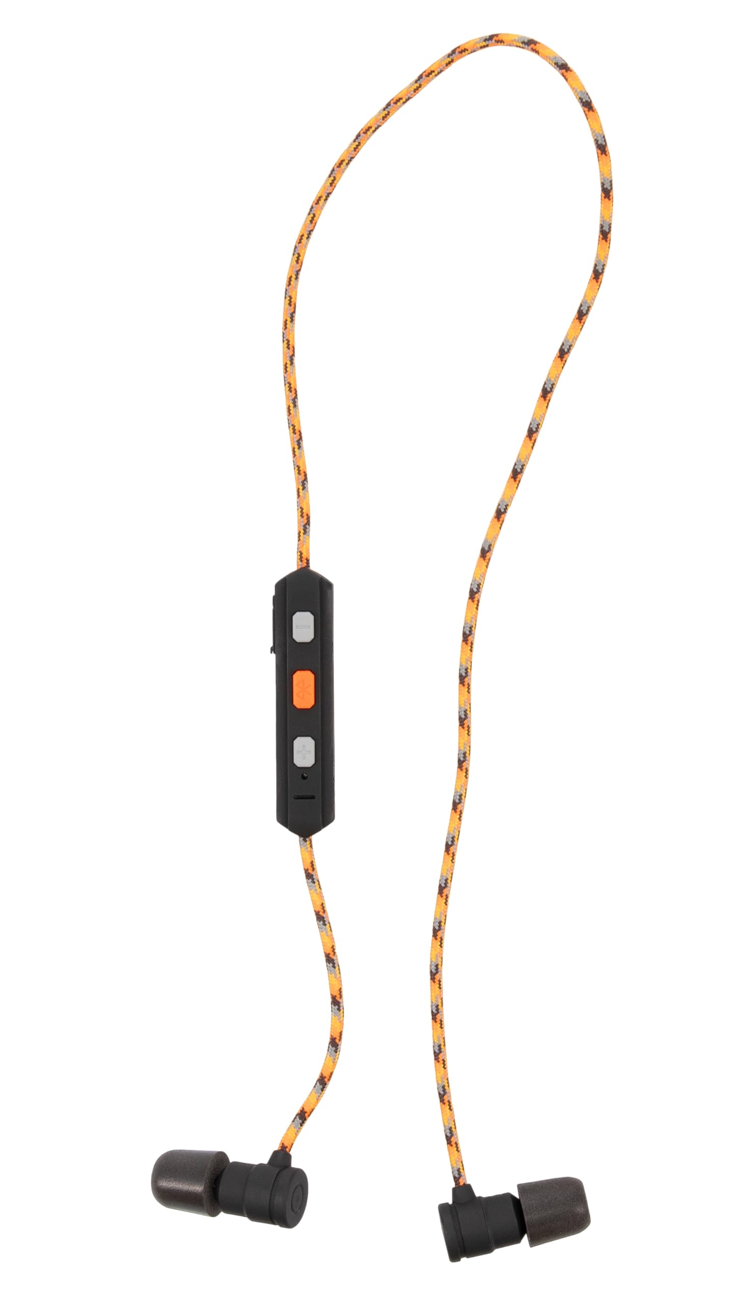 Walker's Flexible Bluetooth Neckband Headset 30 NRR Passive Hearing Protection Earbuds with 12" USB Charging Cable & EVA