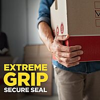 Scotch Box Lock Packing Tape, Clear Packaging Tape, Extreme Grip Box Tape for Holiday Shipping, 1.88 in. x 22.2 yd., 6 Tape Rolls with Dispensers