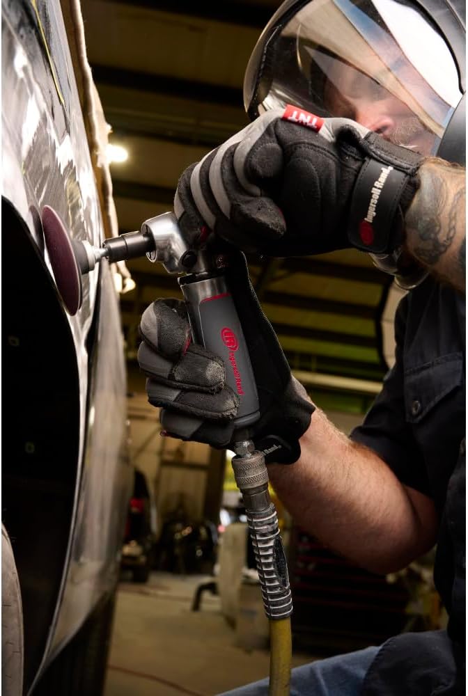 Ingersoll Rand 5102MAX Air Die Grinder – Right Angle, Ergonomic Grip, 0.4 HP and 20,000 RPM Motor, Lightweight Tool