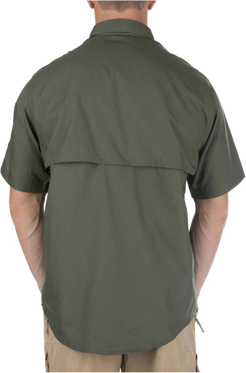 5.11 Tactical Mens Taclite Pro Button Down Short Sleeve Shirt with Pockets, Style 71175ABR