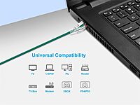 Monoprice SlimRun Cat6 UTP Ethernet Patch Cable 28AWG 550MHz Snagless