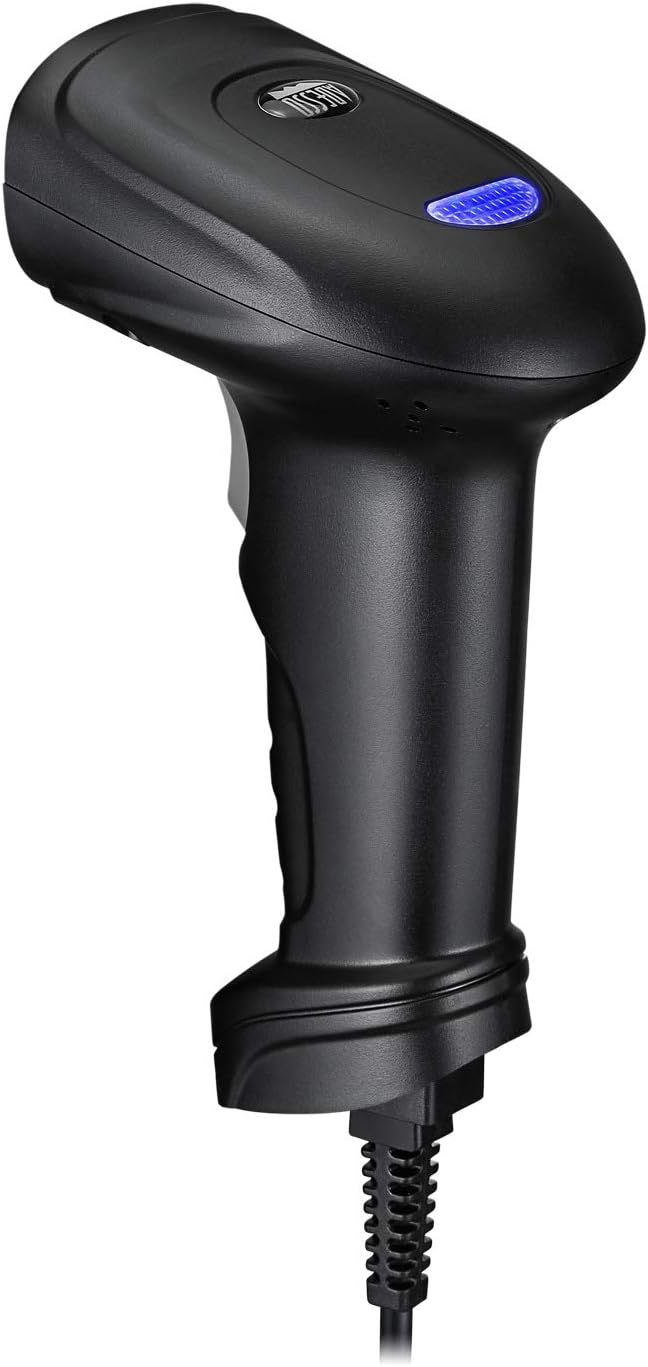 Adesso NuScan 1600U 1D Handheld CCD Barcode Scanner (USB) - Cable Connectivity - 300 scan/s - 16in Scan Distance